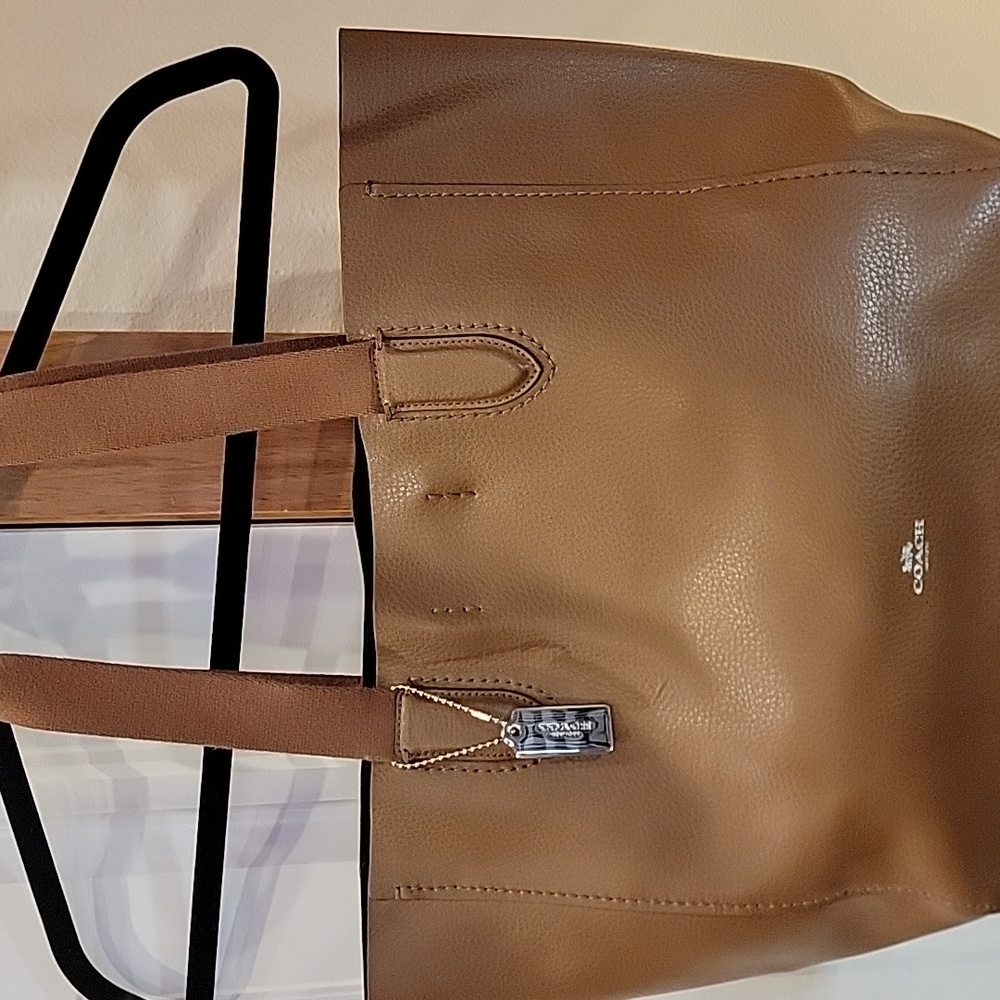 Coach Derby Tan Leather Shoulder Bag